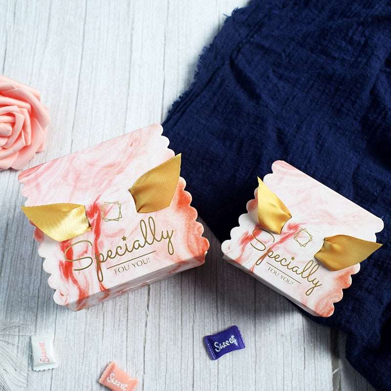 50 PCS Angel Wings Wedding Candy Box - Blossom Wedding