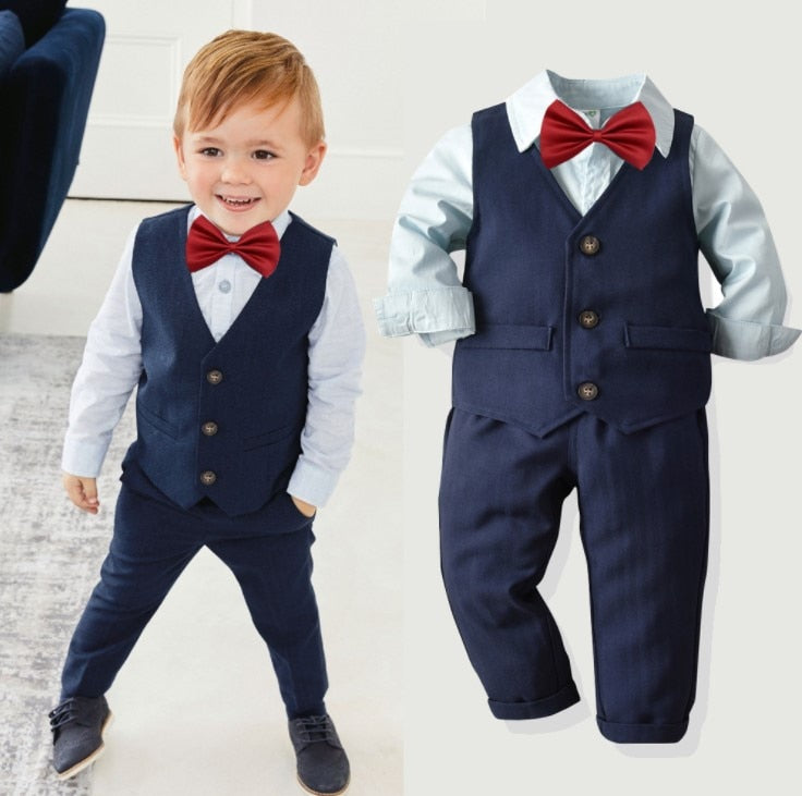 Boy vest hot sale set