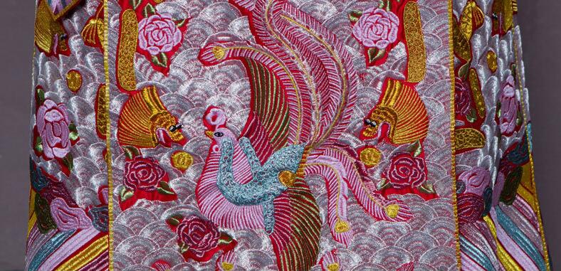 Bride Wedding Dress Exquisite Phoenix Embroidery Cheongsam Oriental Chinese Style Bride Costume Toast Clothing - Blossom Wedding