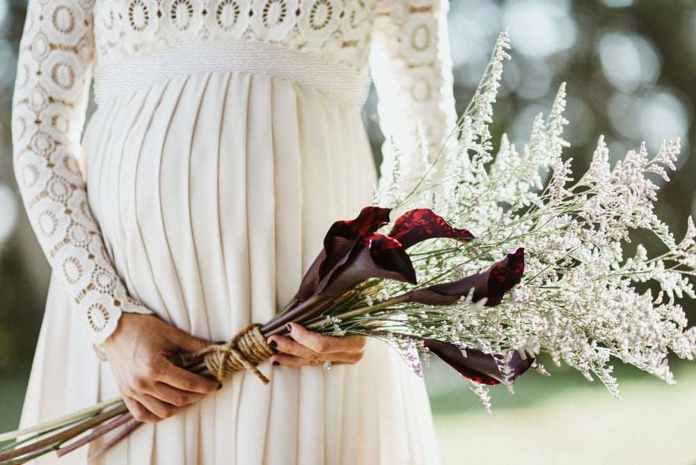 Long Maternity Plus Size Wedding Dress - Blossom Wedding