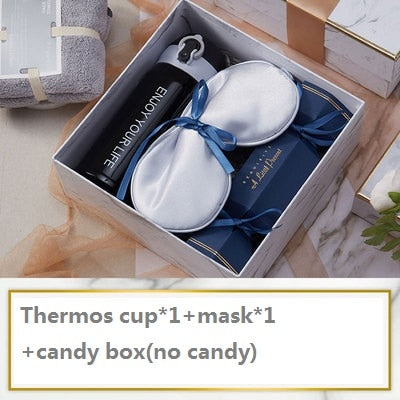 Wedding Favors Bridesmaid Mug Sleep Mask Gifts Set Box for Bridesmaid Bridal Shower - Blossom Wedding