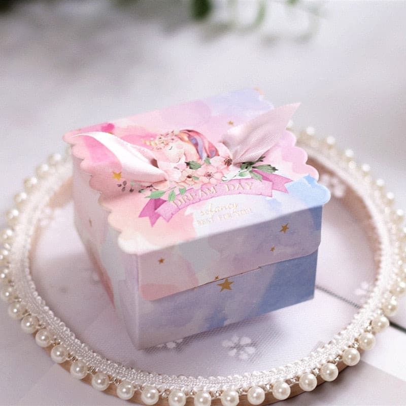 50 PCS Angel Wings Wedding Candy Box - Blossom Wedding
