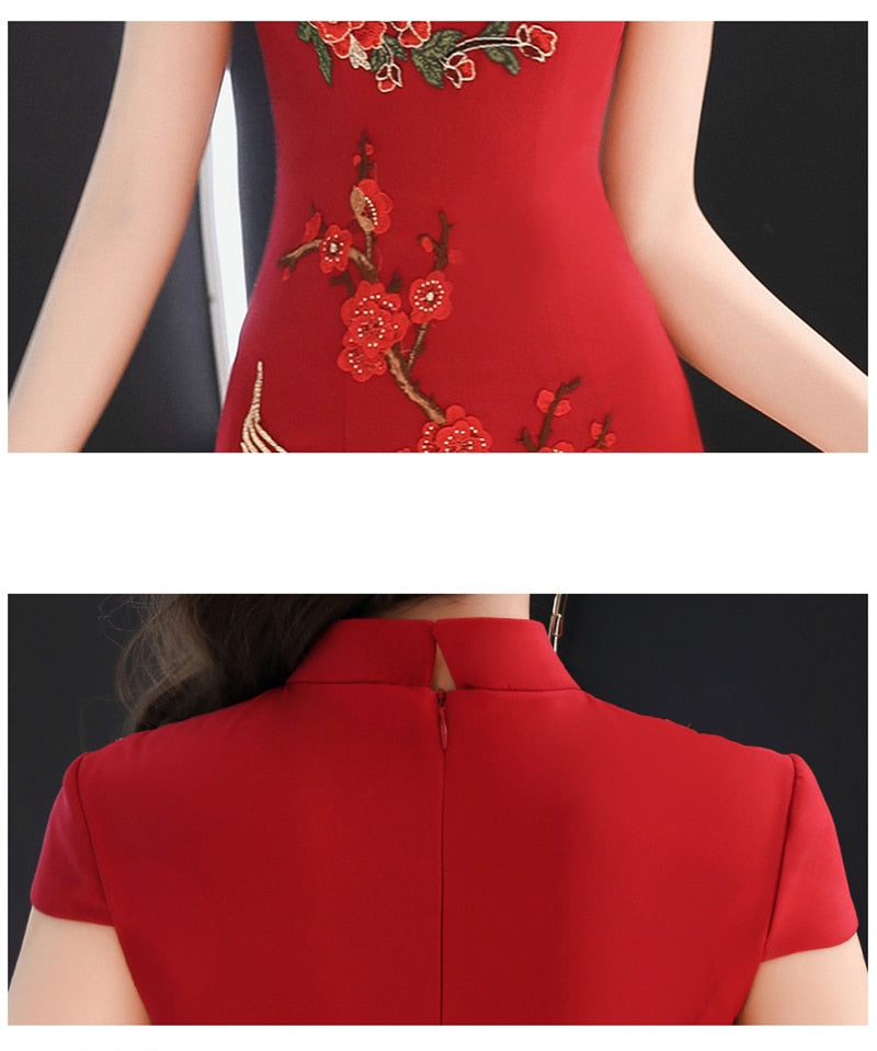 Cheongsam Big Size Dress Style