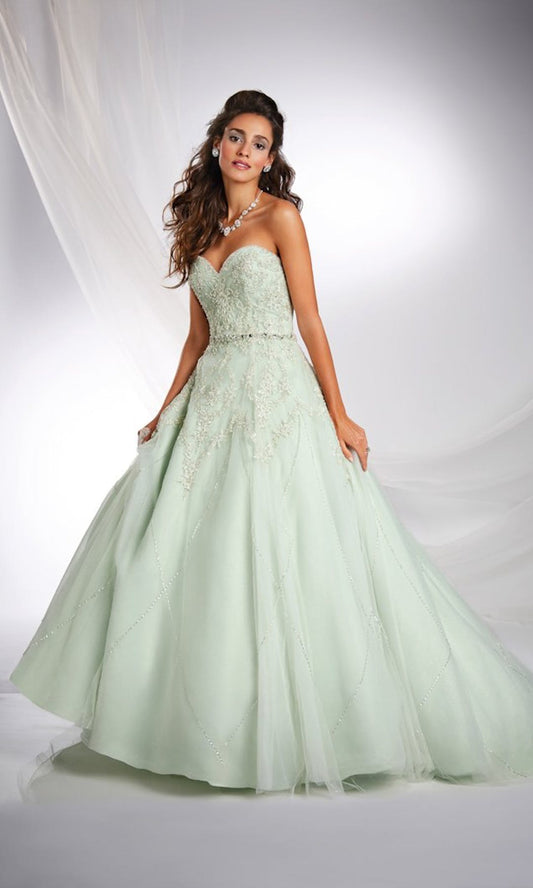 [For Rent ONLY] Tiana Disney Fairy Tale Wedding Dress in Lily Pond (Ball Gown) - AA246 - Blossom Wedding
